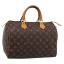 LOUIS VUITTON Monogram Speedy 30 Hand Bag M41526 LV Auth 201168V-1