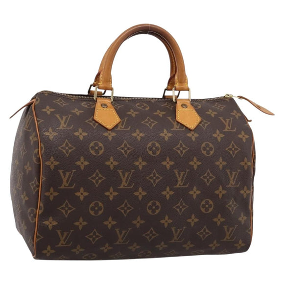 LOUIS VUITTON Monogram Speedy 30 Hand Bag M41526 LV Auth 201168V