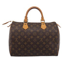 LOUIS VUITTON Monogram Speedy 30 Hand Bag M41526 LV Auth 201168V-2
