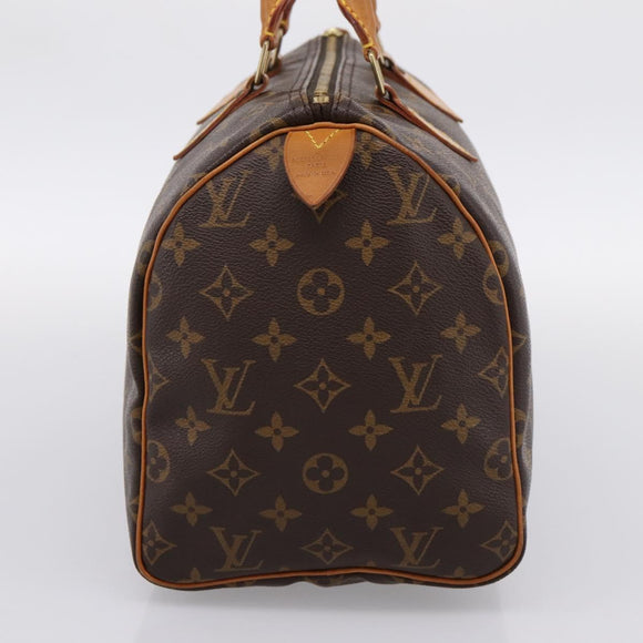 LOUIS VUITTON Monogram Speedy 30 Hand Bag M41526 LV Auth 201168V
