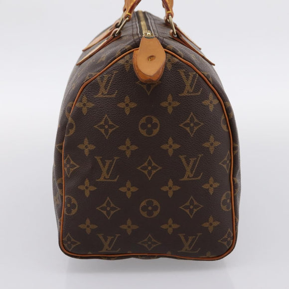 LOUIS VUITTON Monogram Speedy 30 Hand Bag M41526 LV Auth 201168V