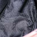 CHANEL Ice Cream Pattern Shoulder Bag Canvas Pink Black CC Auth 201171V-16