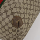 GUCCI GG Supreme Web Sherry Line Tote Bag PVC Beige 002 39 6211 Auth 201174A-10