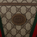 GUCCI GG Supreme Web Sherry Line Tote Bag PVC Beige 002 39 6211 Auth 201174A-14