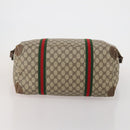 GUCCI GG Supreme Web Sherry Line Tote Bag PVC Beige 002 39 6211 Auth 201174A-9
