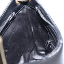 GUCCI Bamboo Hand Bag Leather Black Gold Tone 001 3008 Auth 201175-19