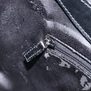 GUCCI Bamboo Hand Bag Leather Black Gold Tone 001 3008 Auth 201175-20