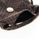 GUCCI GG Canvas Hand Bag Outlet Brown Gold 286307 Auth 201176V-18