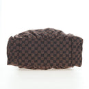 GUCCI GG Canvas Hand Bag Outlet Brown Gold 286307 Auth 201176V-5