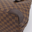 LOUIS VUITTON Damier Ebene Hampstead MM Tote Bag N51204 LV Auth 201177SAV-12