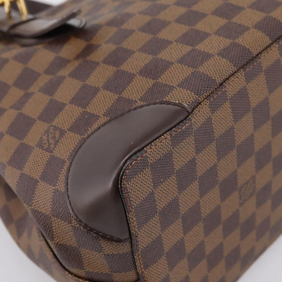 LOUIS VUITTON Damier Ebene Hampstead MM Tote Bag N51204 LV Auth 201177SAV