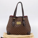 LOUIS VUITTON Damier Ebene Hampstead MM Tote Bag N51204 LV Auth 201177SAV-24