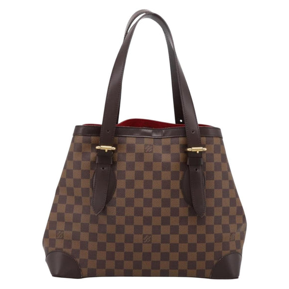 LOUIS VUITTON Damier Ebene Hampstead MM Tote Bag N51204 LV Auth 201177SAV