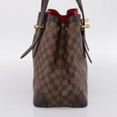 LOUIS VUITTON Damier Ebene Hampstead MM Tote Bag N51204 LV Auth 201177SAV-5
