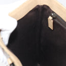 GUCCI GG Supreme Hand Bag PVC Beige Silver 117551 Auth 201178-22