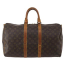 LOUIS VUITTON Monogram Keepall 45 Boston Bag M41428 LV Auth 201180-2