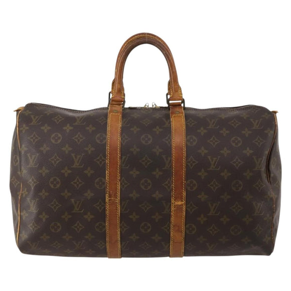 LOUIS VUITTON Monogram Keepall 45 Boston Bag M41428 LV Auth 201180