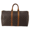 LOUIS VUITTON Monogram Keepall 45 Boston Bag M41428 LV Auth 201180-3