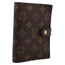 LOUIS VUITTON Monogram Agenda PM Day Planner Cover R20005 LV Auth 201181-1
