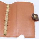 LOUIS VUITTON Monogram Agenda PM Day Planner Cover R20005 LV Auth 201181-15