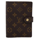 LOUIS VUITTON Monogram Agenda PM Day Planner Cover R20005 LV Auth 201181-2