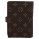LOUIS VUITTON Monogram Agenda PM Day Planner Cover R20005 LV Auth 201181-3