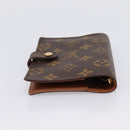 LOUIS VUITTON Monogram Agenda PM Day Planner Cover R20005 LV Auth 201181-6