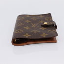 LOUIS VUITTON Monogram Agenda PM Day Planner Cover R20005 LV Auth 201181-7