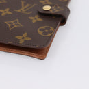 LOUIS VUITTON Monogram Agenda PM Day Planner Cover R20005 LV Auth 201181-8