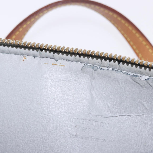 LOUIS VUITTON Monogram Vernis Bedford Hand Bag Gris M91130 LV Auth 201184