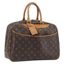 LOUIS VUITTON Monogram Deauville Hand Bag M47270 LV Auth 201185-1