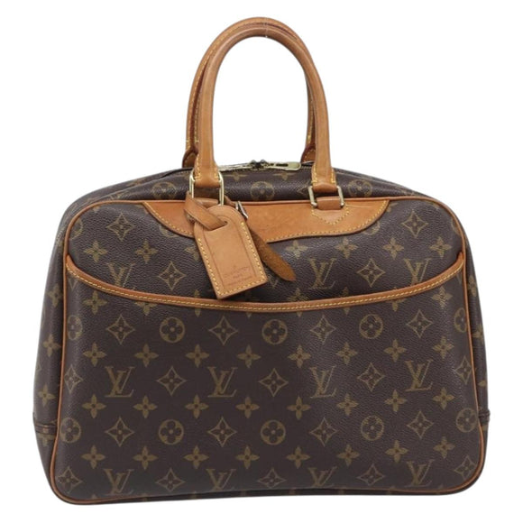 LOUIS VUITTON Monogram Deauville Hand Bag M47270 LV Auth 201185