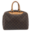 LOUIS VUITTON Monogram Deauville Hand Bag M47270 LV Auth 201185-2