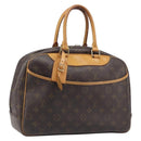 LOUIS VUITTON Monogram Deauville Hand Bag M47270 LV Auth 201186-1