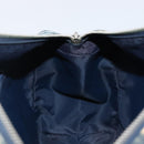 Christian Dior Trotter Hand Bag PVC Leather Navy White Auth 201187-24