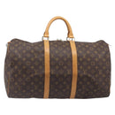 LOUIS VUITTON Monogram Keepall 50 Boston Bag M41426 LV Auth 201194V-2