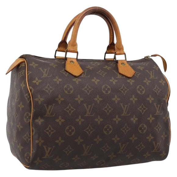 LOUIS VUITTON Monogram Speedy 30 Hand Bag M41526 LV Auth 201195A