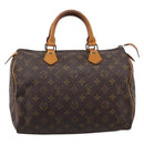 LOUIS VUITTON Monogram Speedy 30 Hand Bag M41526 LV Auth 201195A-13