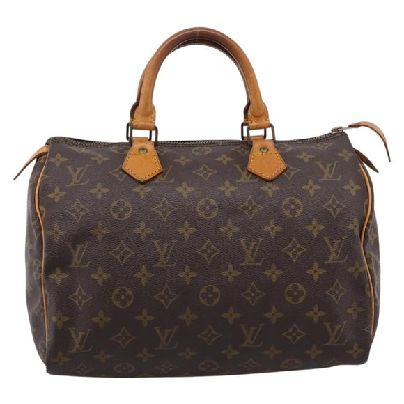 LOUIS VUITTON Monogram Speedy 30 Hand Bag M41526 LV Auth 201195A