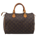 LOUIS VUITTON Monogram Speedy 30 Hand Bag M41526 LV Auth 201195A-2