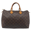 LOUIS VUITTON Monogram Speedy 35 Hand Bag M41524 LV Auth 201198-2