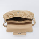 CARTIER PANTHERE Hand Bag Suede Beige Silver Auth 201200V-18