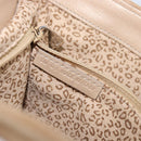 CARTIER PANTHERE Hand Bag Suede Beige Silver Auth 201200V-25
