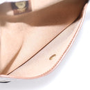 GUCCI GG Supreme Web Sherry Line Pouch PVC Beige Auth 201201A-13