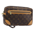 LOUIS VUITTON Monogram Marly Dragonne GM Clutch Bag M51825 LV Auth 201204A-1