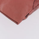 GUCCI Bamboo Hand Bag Leather Pink Gold 95231 Auth 201206V-10
