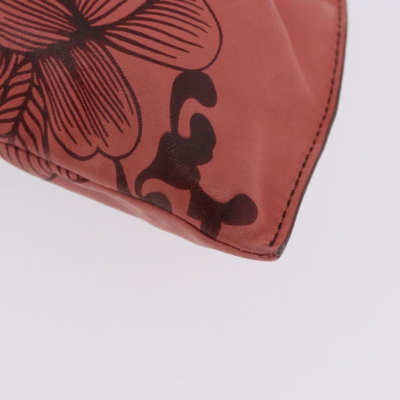 GUCCI Bamboo Hand Bag Leather Pink Gold 95231 Auth 201206V