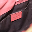 GUCCI Bamboo Hand Bag Leather Pink Gold 95231 Auth 201206V-16
