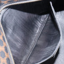 CELINE Macadam Hand Bag PVC Leather Black Gold Tone Auth 201208-25