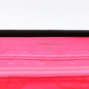 CHANEL Cambon Line Matelasse Long Wallet Leather Black Silver CC Auth 201210A-14